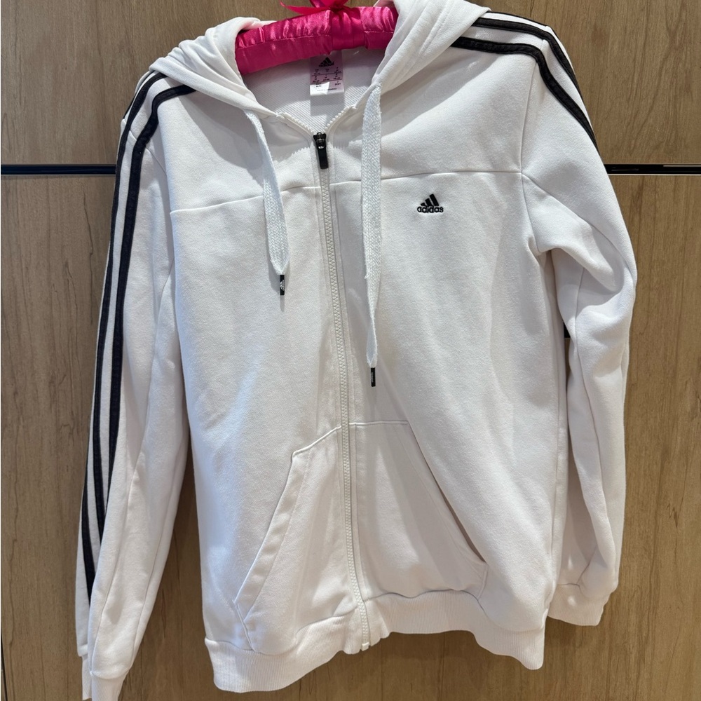 Adidas women’s White Hoodie